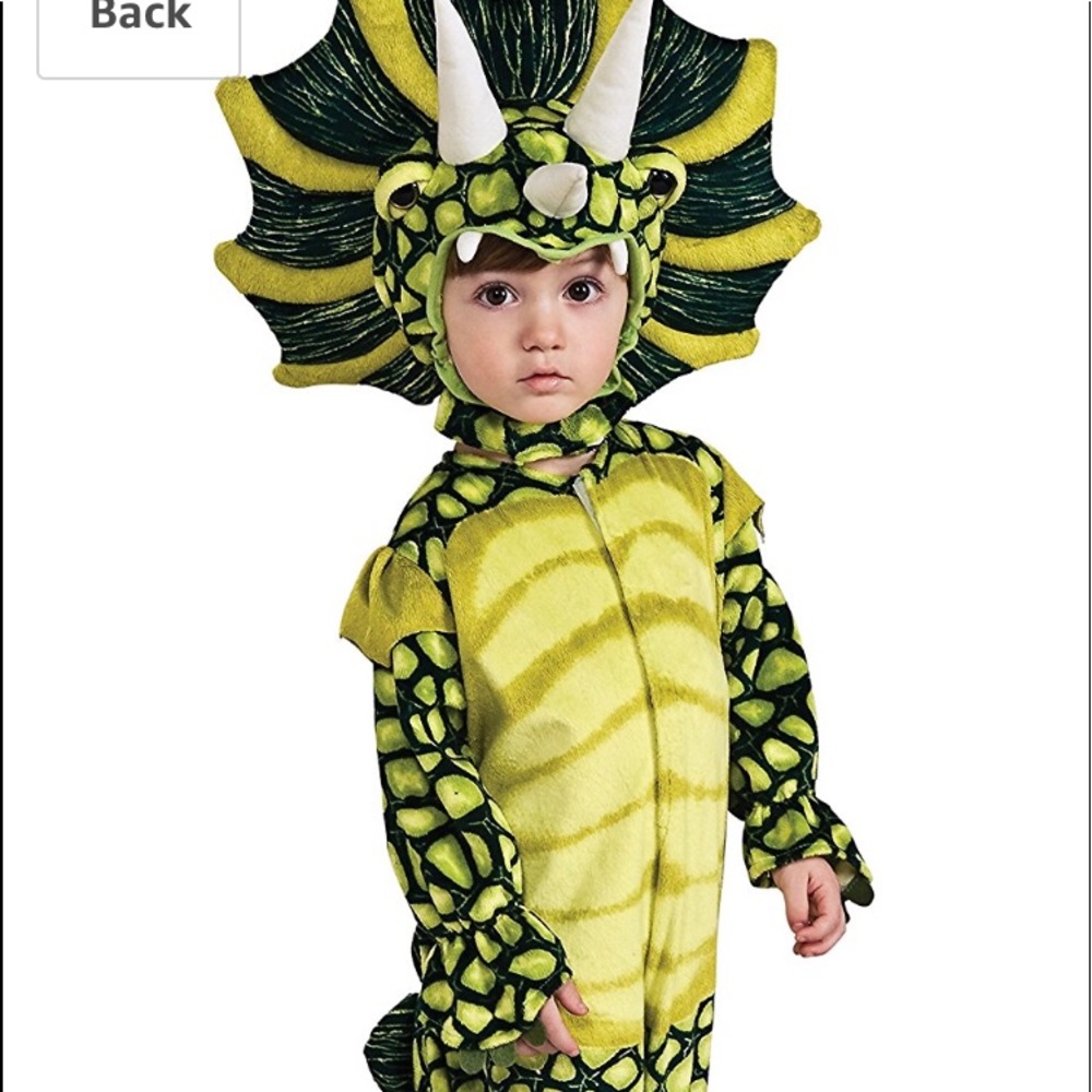 Triceratops kids costume